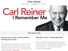 Tablet Screenshot of carl-reiner.com